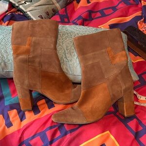 Seychelles Tan Heeled Boots